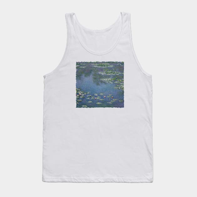 "Water Lilies" by Claude Monet Tank Top by Pinkazoid